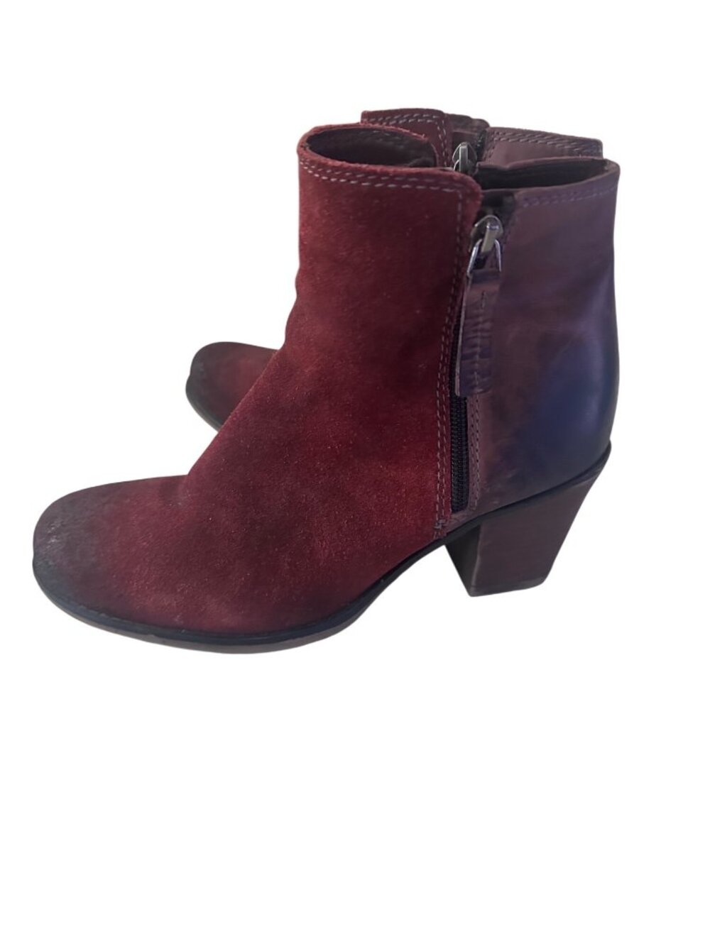 Roan LIna leather burgundy ankle boots size 9